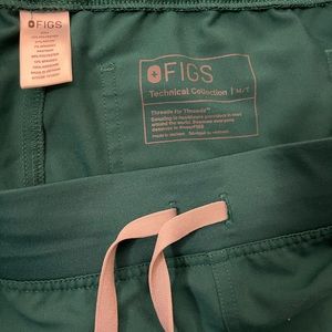 Figs hunter green scrubs